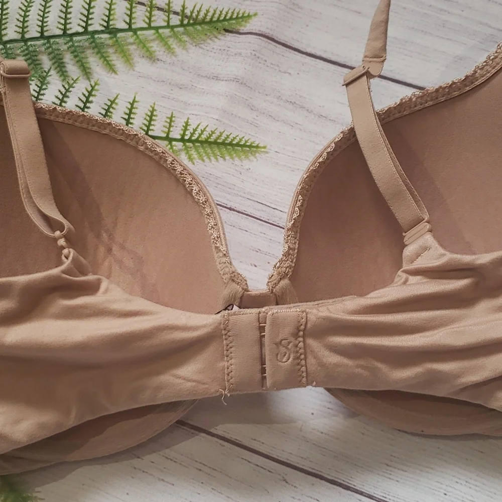 Victoria's Secret Body by Victoria Perfect Shape Nude Bra 32 DDD 32F - Picture 6 of 8
